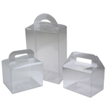 Transparent Plastic Box with Handle