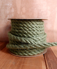 Moss Green Jute Rope Cord