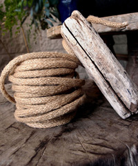 Natural Jute Wired Rope