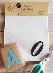 Canvas Laminated Craft Sheets