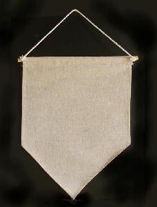 Jute Blend Hanging Wall Pennant Banner - 12" x 16"