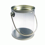 Clear Paint Can - 144 pcs/ case