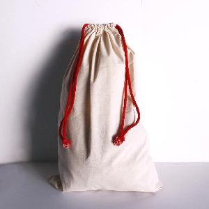 Natural 16x24 Cotton Canvas Drawstring Bags   - 16" x 24"