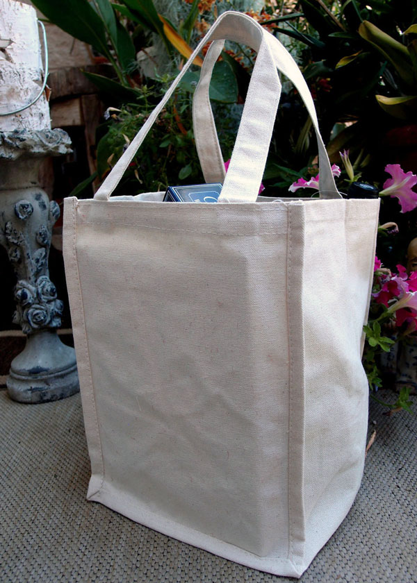 Canvas Tote - 8" x 8" x 11"