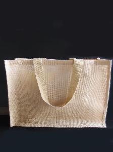 Jute Tote with Strap Handles 20" x 13.5" x 6" - 20" x 13.5" x 6"