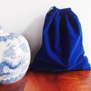 Royal Blue Velvet Bags 13x15 - 13" x 15"