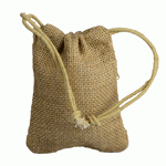 Burlap Jute Bag - 3" x 4"