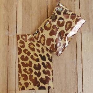 Leopard 4x5 Adhesive Merchandise Bag - 4"W x 5 3/8"