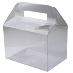 Transparent Plastic Box with Handle