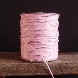 Pink Waxed Cotton Cord - 1.5mm x 100y