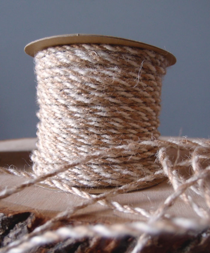 Ivory Two-Tone Jute Twine (2.5mm)