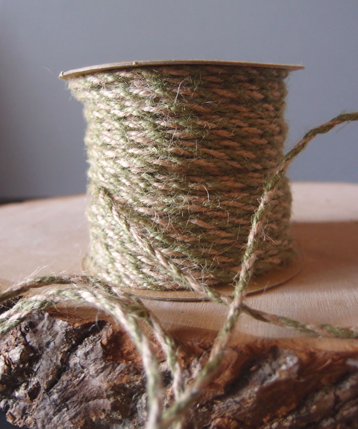 Moss Two-Tone Jute Twine (2.5mm)