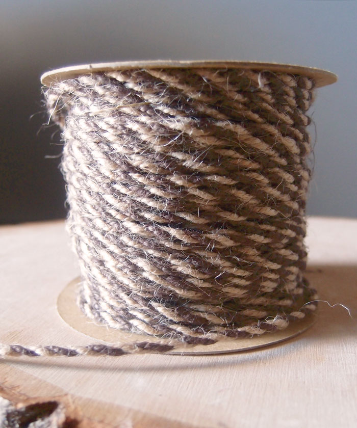 Brown Two-Tone Jute Twine (2.5mm)