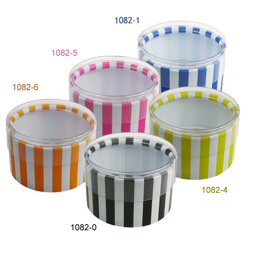 Cylinder Striped Favor Box - Inner cases: 144pcs Master cases: 432pcs