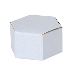 White Kraft Paper Mini Hexagonal Favor Box