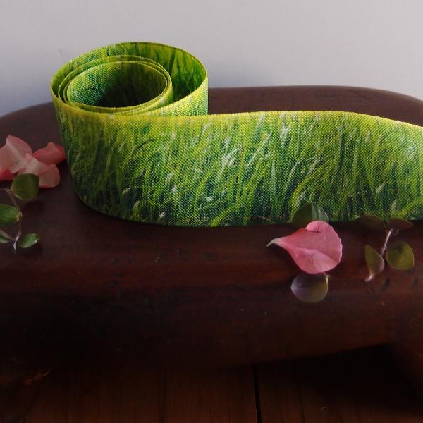 Green Grass Printed Ribbon - 1 ½” x 10 meters