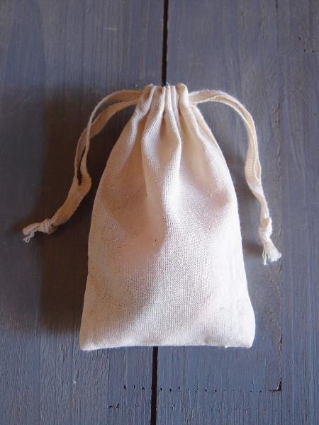 Natural Cotton Bags 3x5 - 3" x 5"