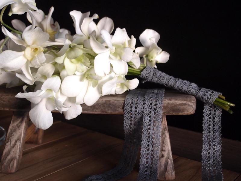 Gray Cotton Crochet Lace - 1" x 10Y