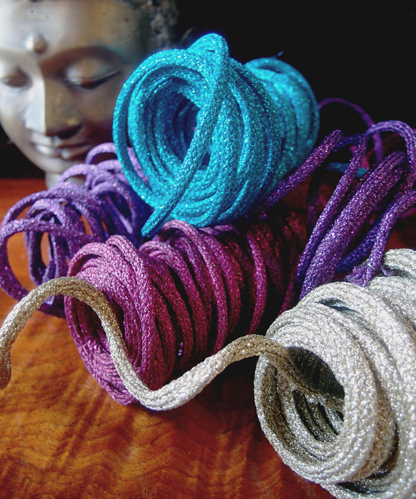 Purple Wired Glittery Rope