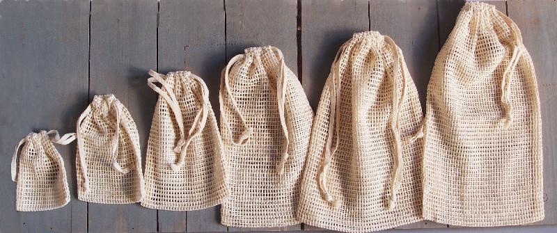 Cotton Net Bags 8x10 - 8" x 10"