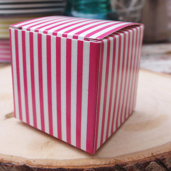 Striped Paper Mini Box