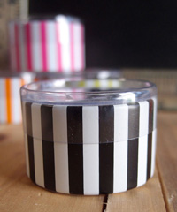 Cylinder Striped Favor Box - Inner cases: 144pcs Master cases: 432pcs