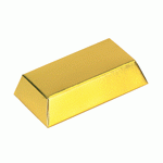 Metallic Gold Bar Shape Mini Favor Box