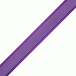 Purple Sheer Ribbon with Satin Wired Edge