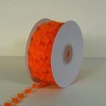 Wired Orange Pom Pom Trim - 25yd