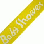 Baby Shower Print on Satin
