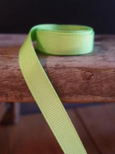 Bright Green Grosgrain Ribbon 3/8" 