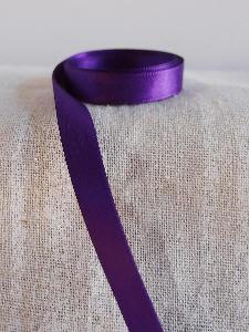 Purple Double-face Satin Ribbon