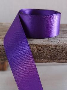 Purple Double Face Satin Ribbon