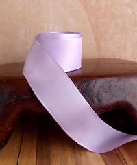 Lavender Taffeta Ribbon with Wired Edge
