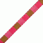 Color Blocked Woven Ribbon