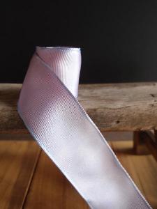 Lavender Two-toned Grosgrain Ribbon with Wired Edge