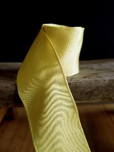 Yellow Two-toned Grosgrain Ribbon with Wired Edge