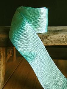 Aqua Two-toned Grosgrain Ribbon with Wired Edge