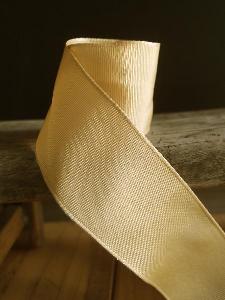 Champagne Two-toned Grosgrain Ribbon with Wired Edge