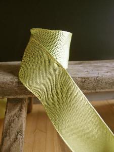Pear Two-toned Grosgrain Ribbon with Wired Edge
