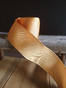 Gold Two-toned Grosgrain Ribbon with Wired Edge