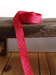 Red Hot Pink Two-toned Grosgrain Ribbon