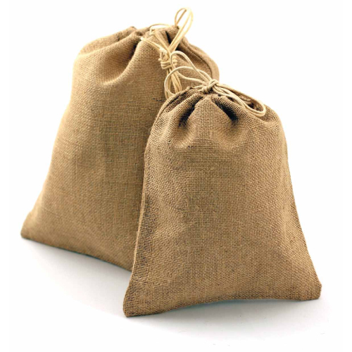 Burlap Jute Bags - 12 pc/ pack. 1 pack minimum. Pack quantity may vary.