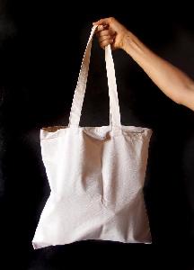 Natural Canvas Flat Tote 15x15 - 15" x 15" 