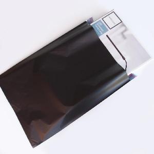 Black 13 " x 19" Adhesive Merchandise Bag - 13 " x 19"