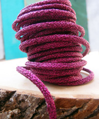 Fuchsia Wired Glittery Rope