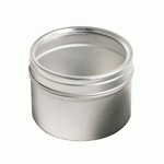 Tin Can w/ Clear Lid - 48 pcs/ case