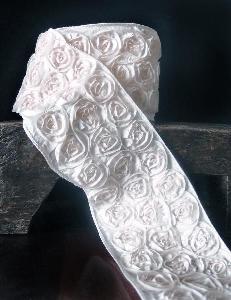 White Rose Petal Ribbon