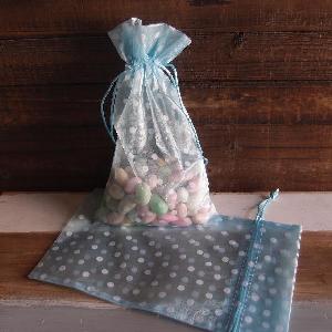 Polka-dot Print Bags - 12 pc/ pack. 1 pack minimum.