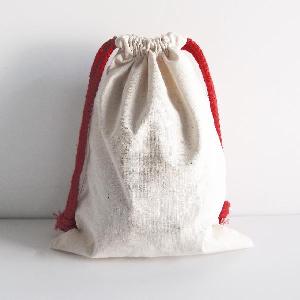 Natural 8x10 Cotton Canvas Drawstring Bags   - 8" x 10"